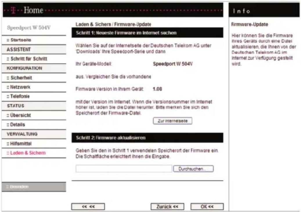 T-Mobile Speedport W 504V - Vorsicht - 1