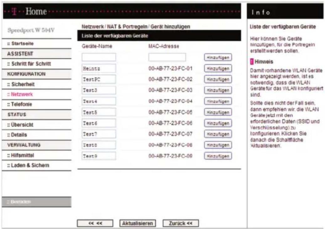 T-Mobile Speedport W 504V - Liste für zugelassene Geräte - 1