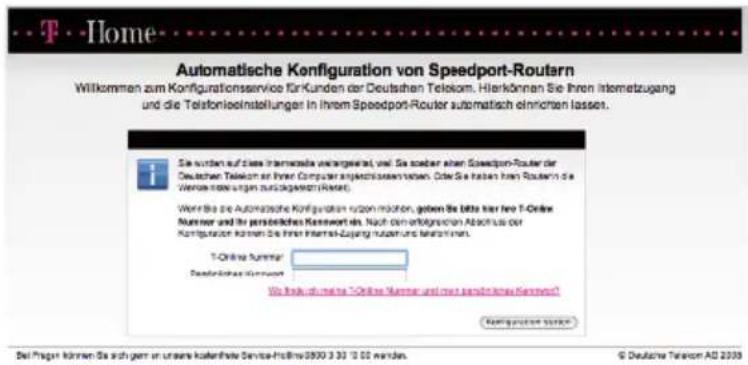 T-Mobile Speedport W 504V - Automatische Konfiguration erneut starten - 2