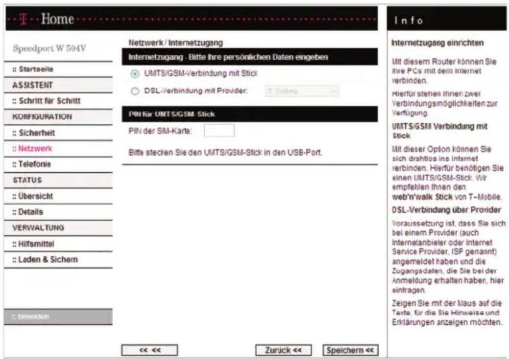 T-Mobile Speedport W 504V - Internetzugang - 1