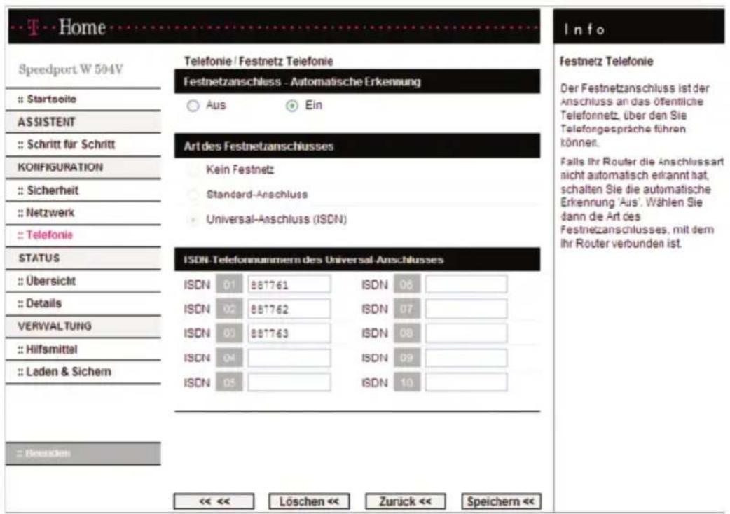 T-Mobile Speedport W 504V - Kundencenter - 1