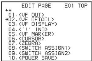 EDIT PAGE E01 TOP ↓↓ 01. →02. 03. 04. <|', ' INO> 05. 06. 07. 08. 09. 10.