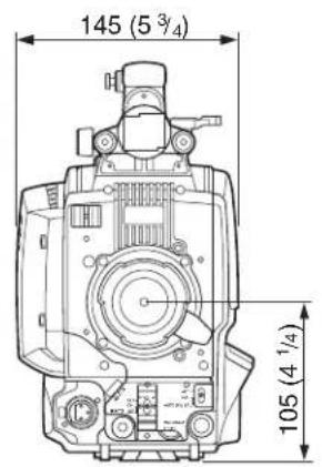 145 (5 3/4) 105 (4 1/4)