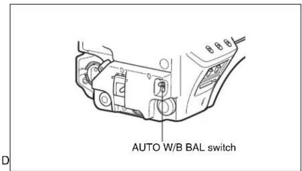 AUTO W/B BAL switch