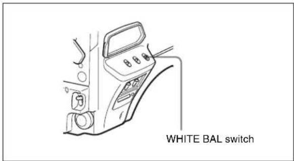 WHITE BAL switch
