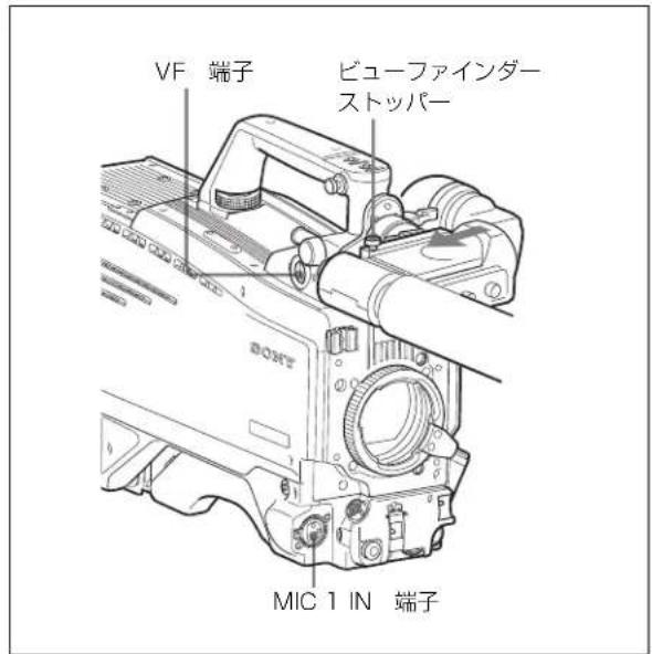 VF 端子 ビューファインダー ストッパー MIC 1 IN 端子
