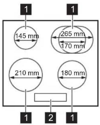 1 145 mm 265 mm 170 mm 210 mm 180 mm 1 2 1