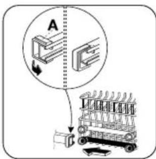 ZANUSSI ZDF121 - Adjusting the height of the upper basket - 2