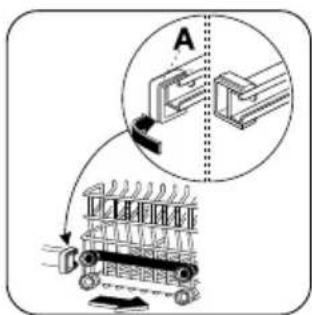 ZANUSSI ZDF121 - Adjusting the height of the upper basket - 1