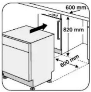 ZANUSSI ZDF121 - Fitting under a counter - 1