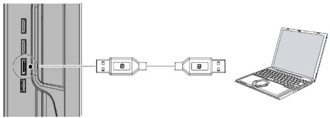 Avocor AVW-5555 - Connecting Source Components to the Display - 1