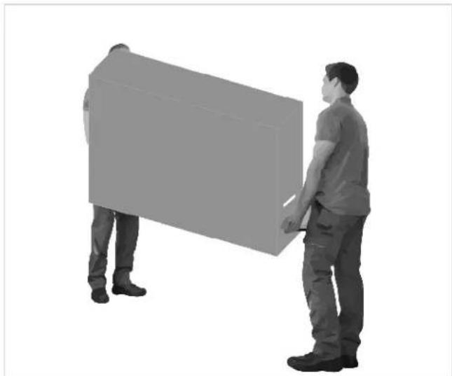 Avocor AVW-5555 - Moving the Display - 1
