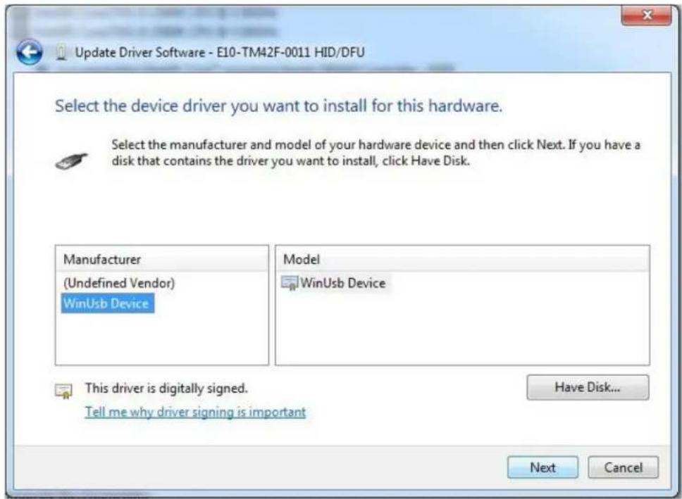 Avocor AVW-6555 - Manual Driver Installation - Device Connected - 5