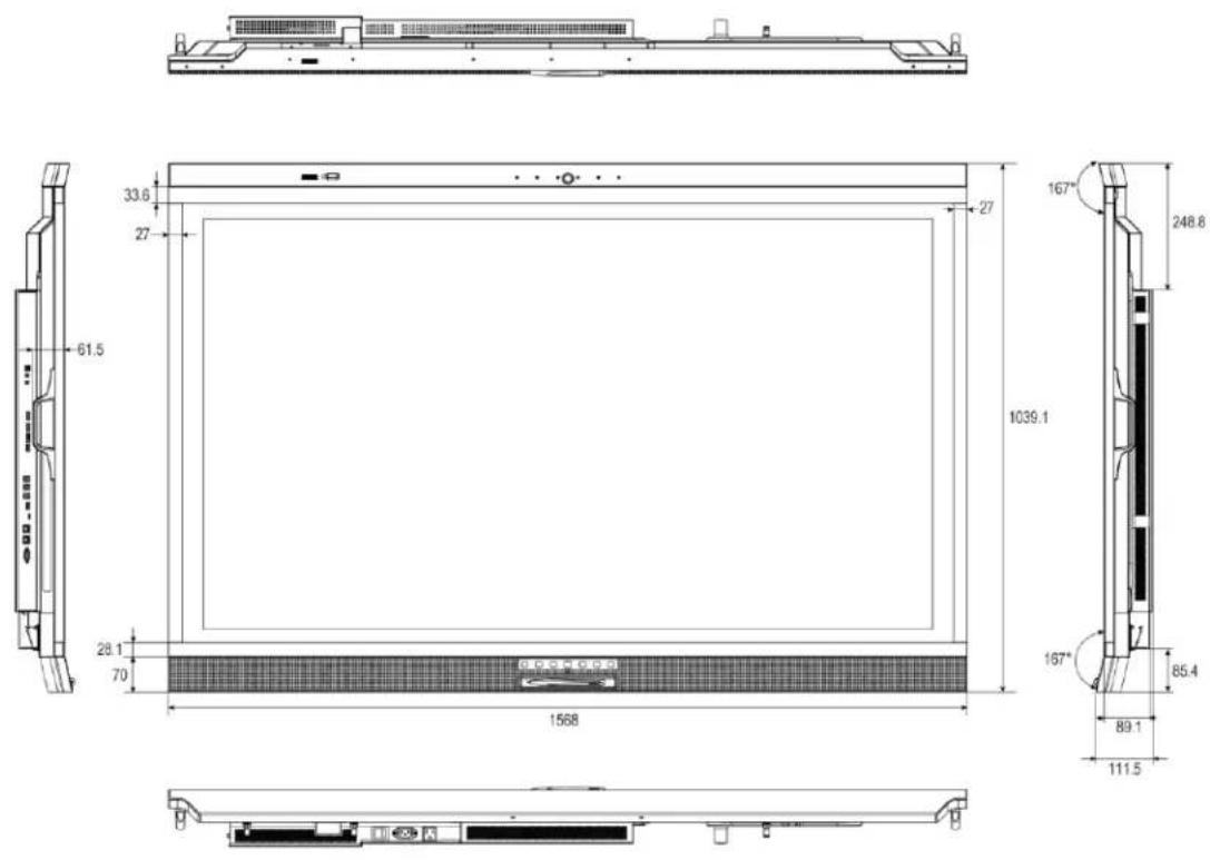 Avocor AVW-6555 - Supported Timings - 2