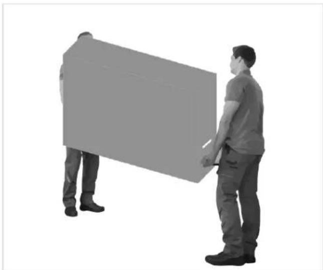 Avocor AVW-6555 - Moving the Display - 1