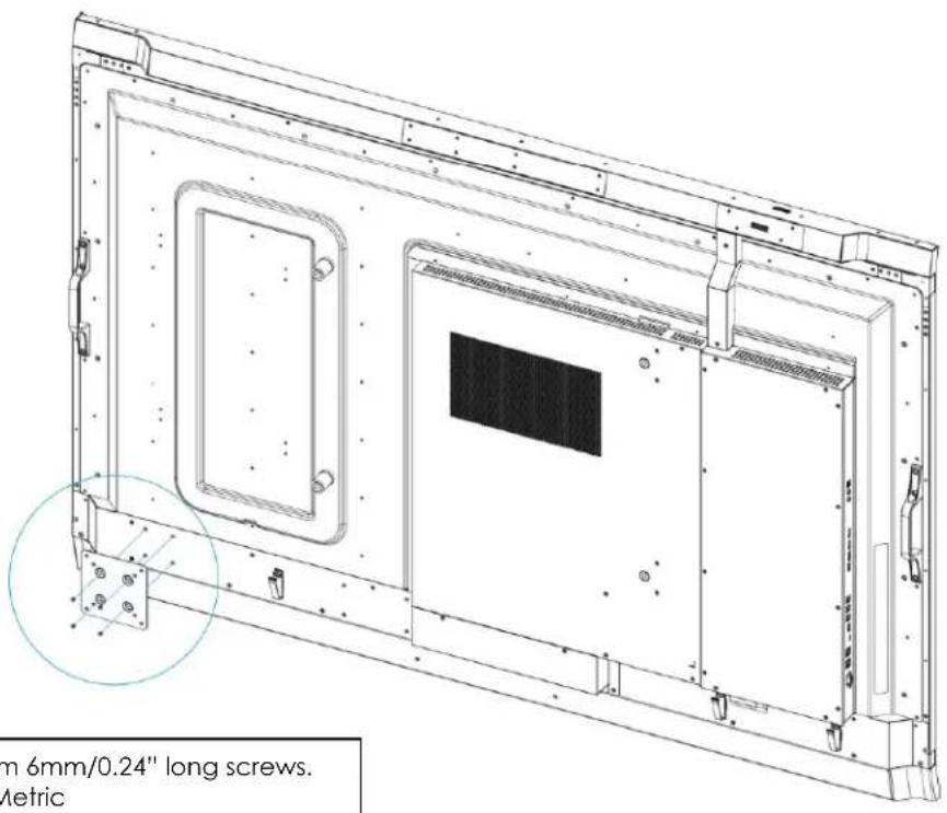 Avocor AVW-6555 - Appendix III: Installing a NUC VESA Adapter - 1