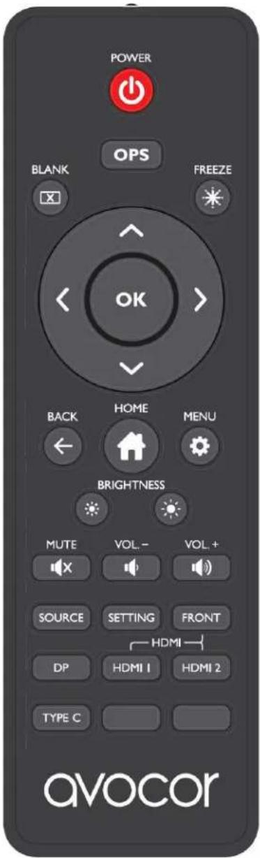 Avocor AVE-5530 - Remote Control - 1