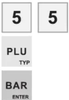 5 5 PLU TYP BAR ENTER
