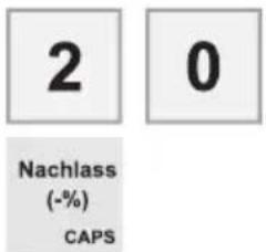2 0 Nachlass (-%) CAPS