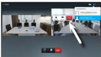 CISCO TelePresence SX10 - Drop Someone From a Call - 3