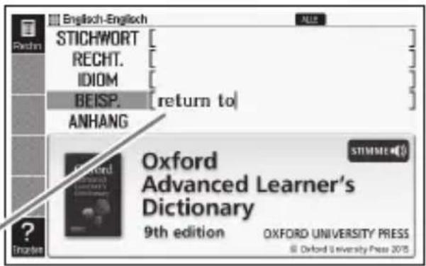 English-English STICHWORT RECHT. IDIOM BEISP. ANHANG Oxford Advanced Learner's Dictionary 9th edition OXFORD UNIVERSITY PRESS © Oxford University Press 2015