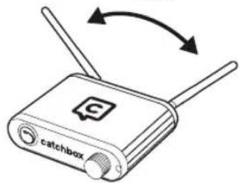 Catchbox Lite - Turning on the Receiver - 2