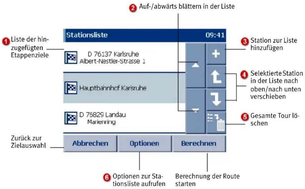 FALK N30 - Mehrere Stationen auswählen - 1