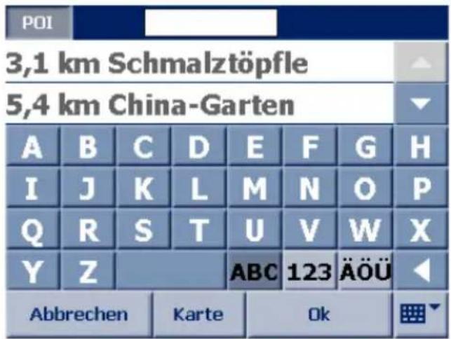 FALK N30 - Gewünschten POI auswählen - 1