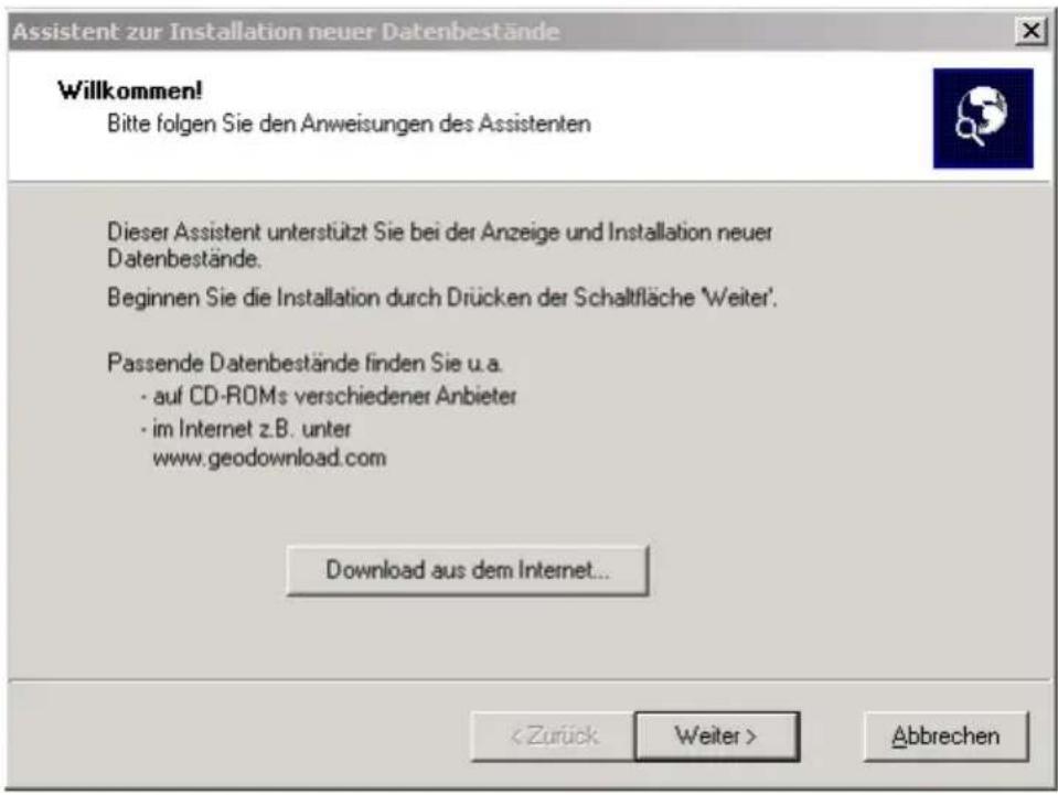 FALK N30 - Datenbestände im Internet - 1