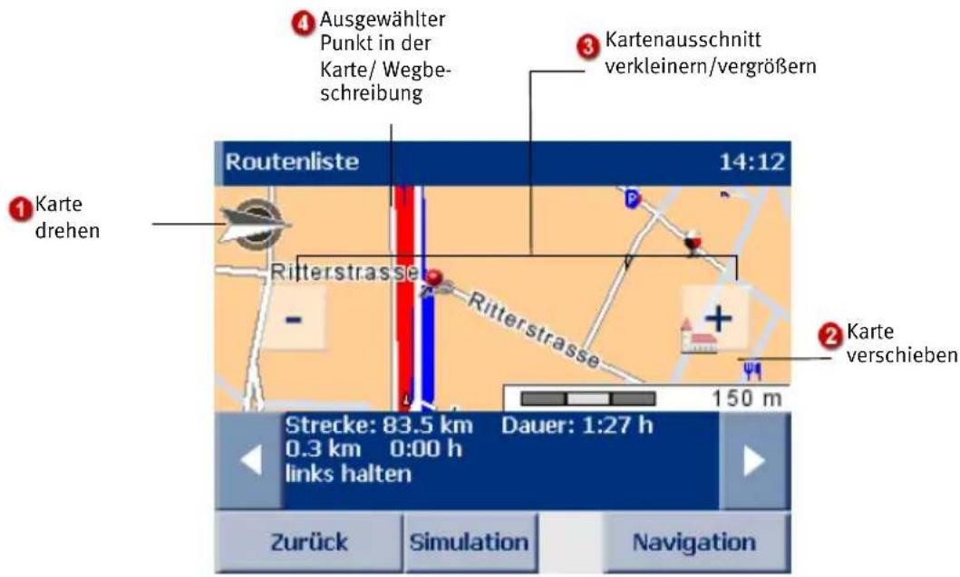 FALK N120 - Die Karte bedienen - 1