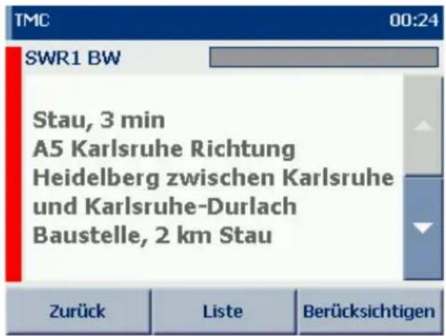 FALK N120 - Details zu einer Verkehrsmeldung - 1