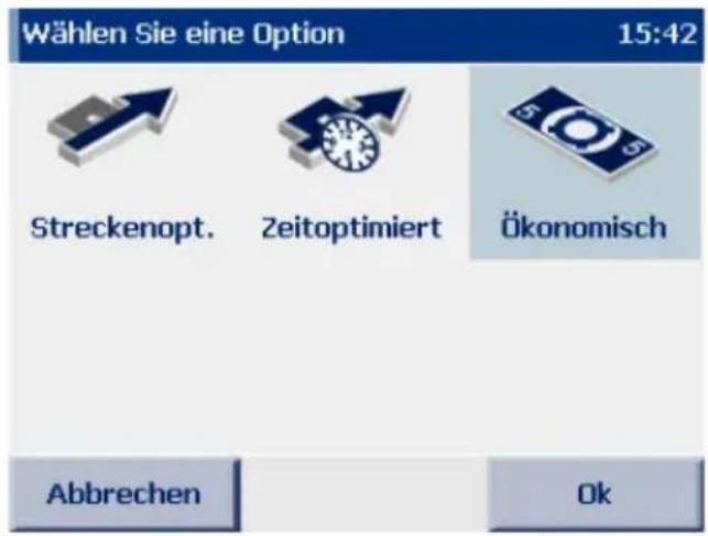FALK N40 - Profil für die Routenoptimierung wählen - 2