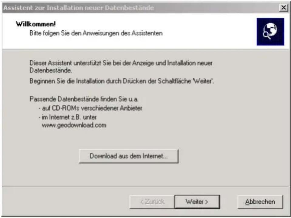 FALK N40 - Datenbestände im Internet - 1