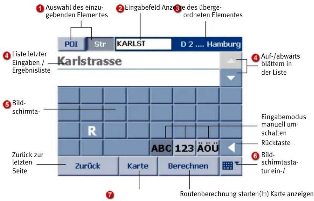 FALK N40 - Die Adressauswahl im Überblick - 1