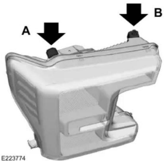 FORD F-250 Super Duty (2021) - Vertical Aim Adjustment Procedure - 2