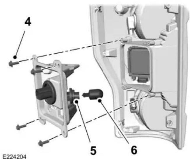 FORD F-250 Super Duty (2021) - Rear Lamps, Brake Lamps, Rear Direction Indicator and Reversing Lamp Bulbs - 2