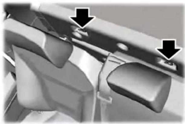 FORD F-250 Super Duty (2021) - Front Seat Tether Strap Attachment (Regular Cab) - 1