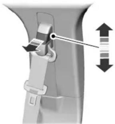 FORD F-250 Super Duty (2021) - SEATBELT HEIGHT ADJUSTMENT - 2