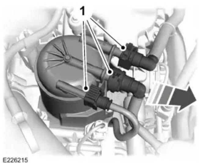 FORD F-250 Super Duty (2021) - Engine-mounted Fuel Filter - 1