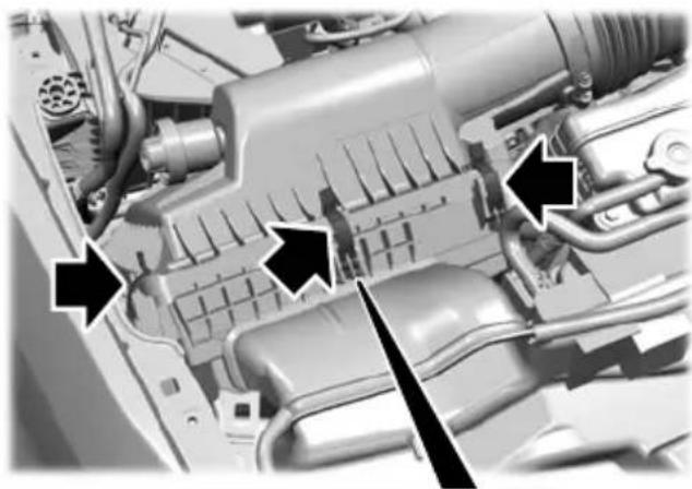 FORD F-250 Super Duty (2021) - CHANGING THE ENGINE AIR FILTER - 6.7L DIESEL - 2