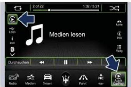 Maserati GranTurismo Sport (2020) - VerwendenSiedieMTC+ AnzeigealsAnzeigeeinheit - 1