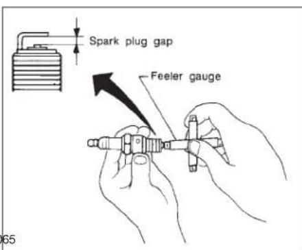 Spark plug gap Feeler gauge