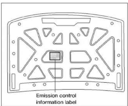 Emission control information label