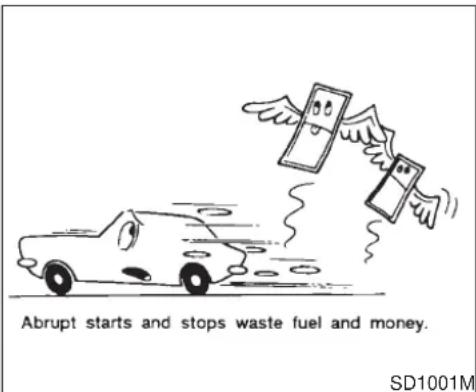 Abrupt starts and stops waste fuel and money. SD1001M