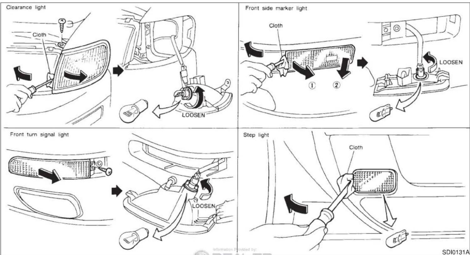 NISSAN Maxima (1999) - Replacement procedures - 1