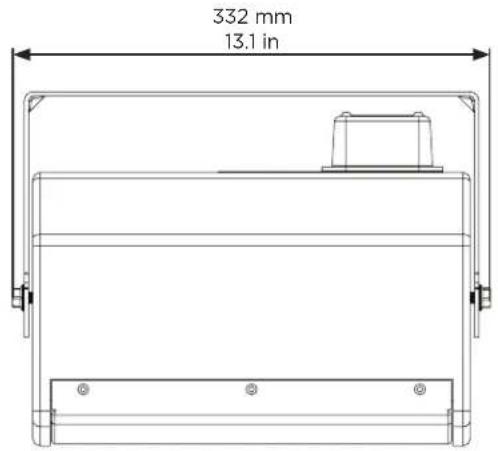 332 mm 13.1 in