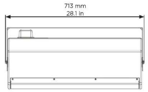 713 mm 28.1 in