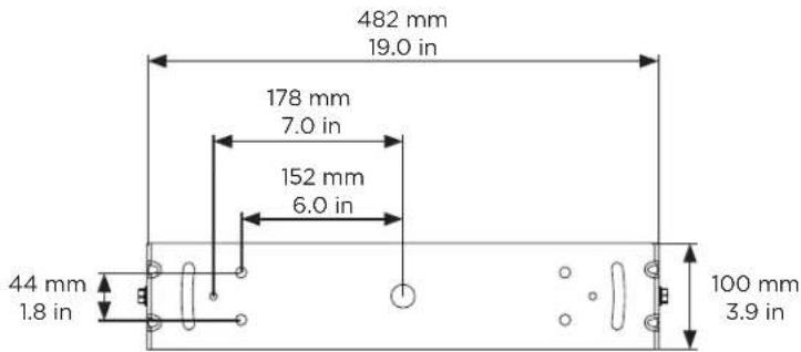 482 mm 19.0 in 178 mm 7.0 in 152 mm 6.0 in 44 mm 1.8 in 100 mm 3.9 in