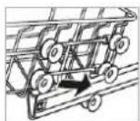 BOMANN GSPE 7413 TI - Einstellung des oberen Korbes - 3