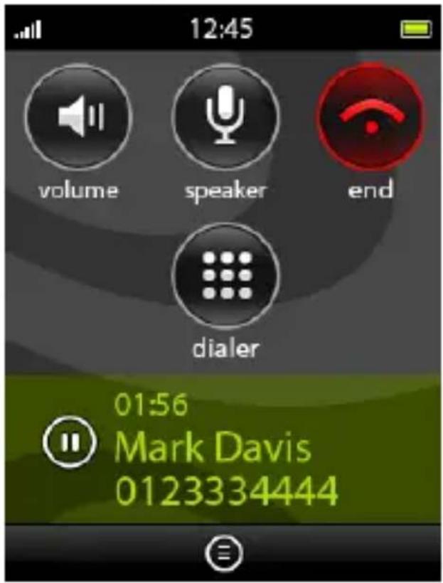 Modu T - » To place a call on hold: - 1
